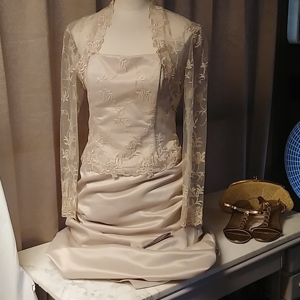 Jessica Mcclintock NWT Vintage white Wedding dress SZ  8